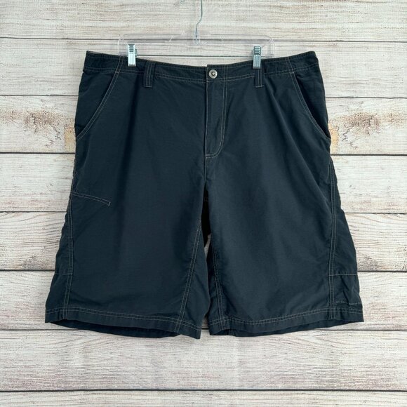 Columbia Field Gear Quick Dry Hiking Board Shorts Men's Size 40‎ Black - Picture 1 of 10